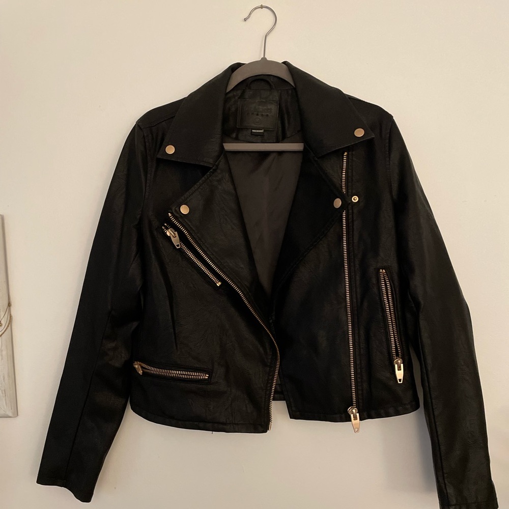 BLANKNYC Black Leather Jacket